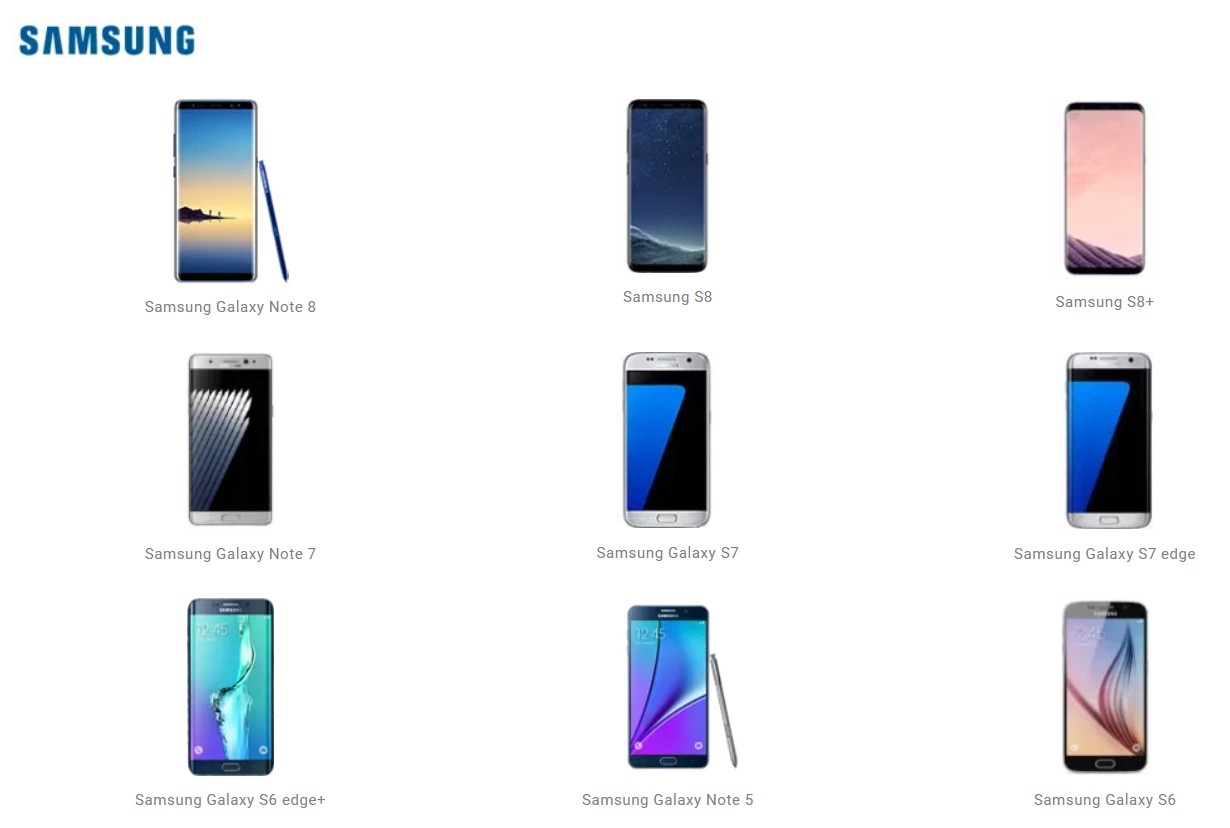 Qi Wireless Charger Phone List